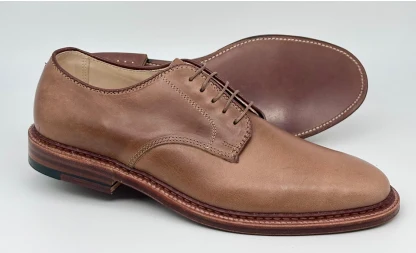 29366F - Unlined Plain Toe Dover in Natural Chromexcel