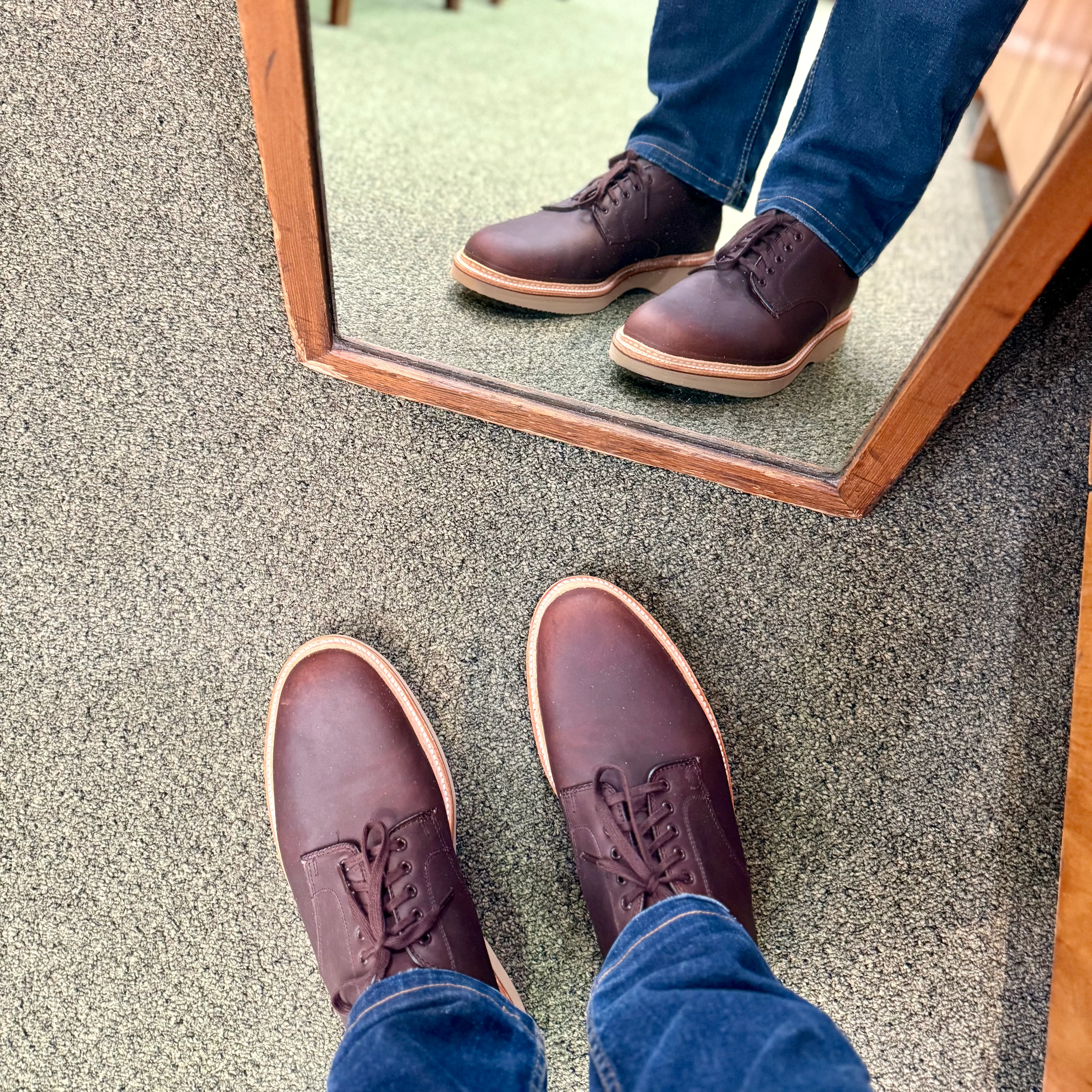 29401 - The “ Ruslan “ Plain Toe Dover in Kudu Leather - Image 3