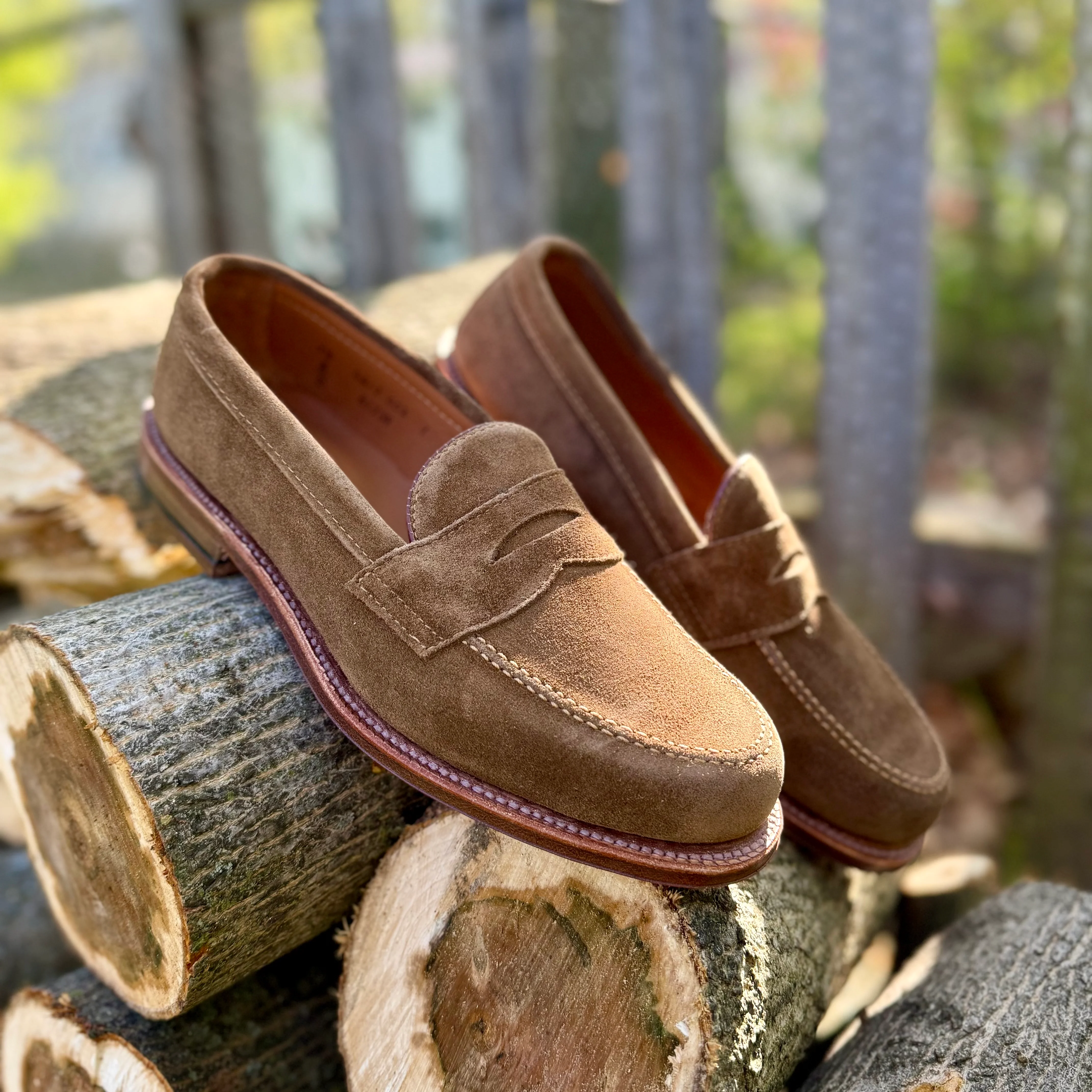 6173F - Penny Loafer in Snuff Suede - Image 3
