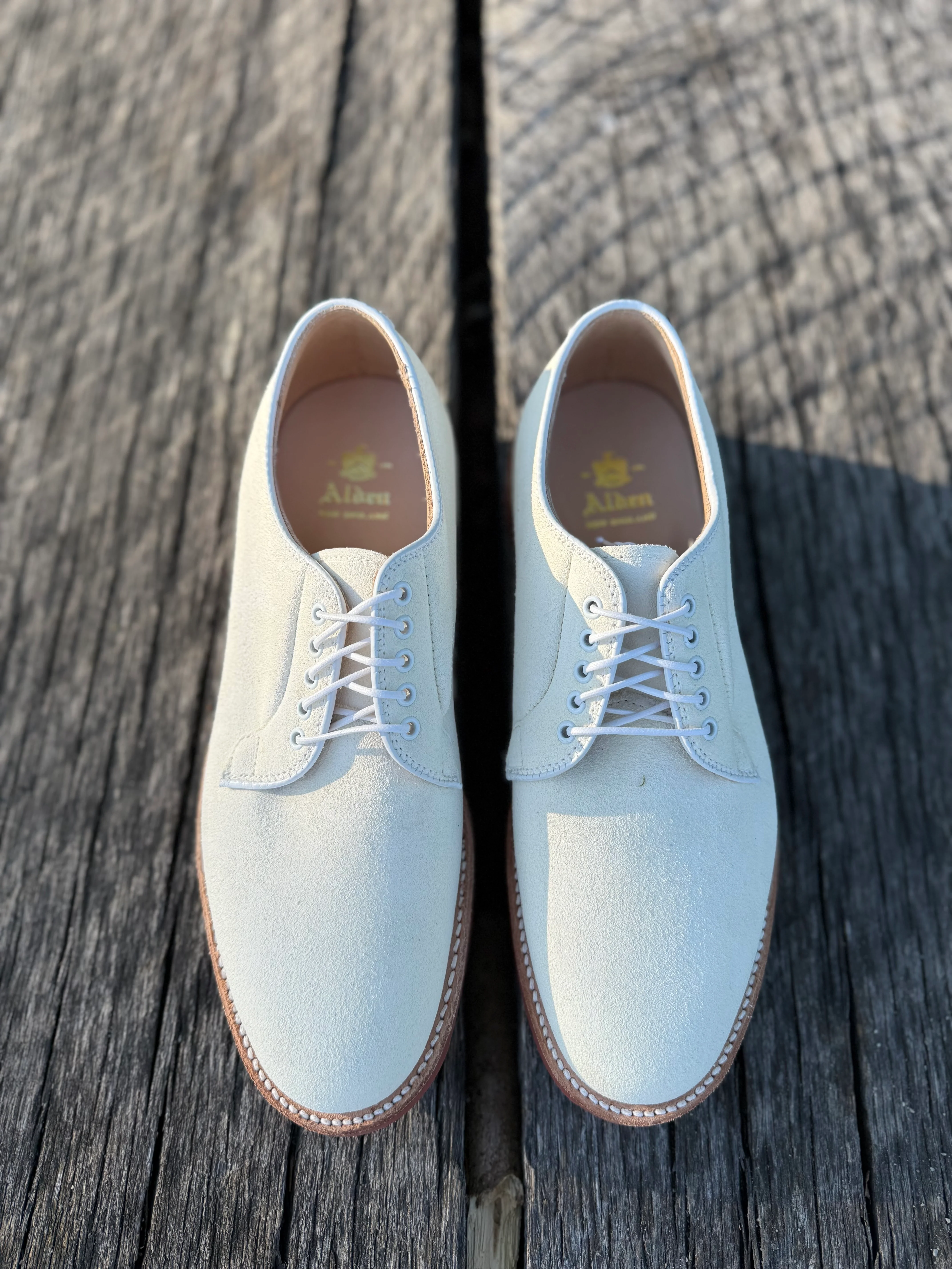 9448 - White Buck in Ivory Suede - Image 5