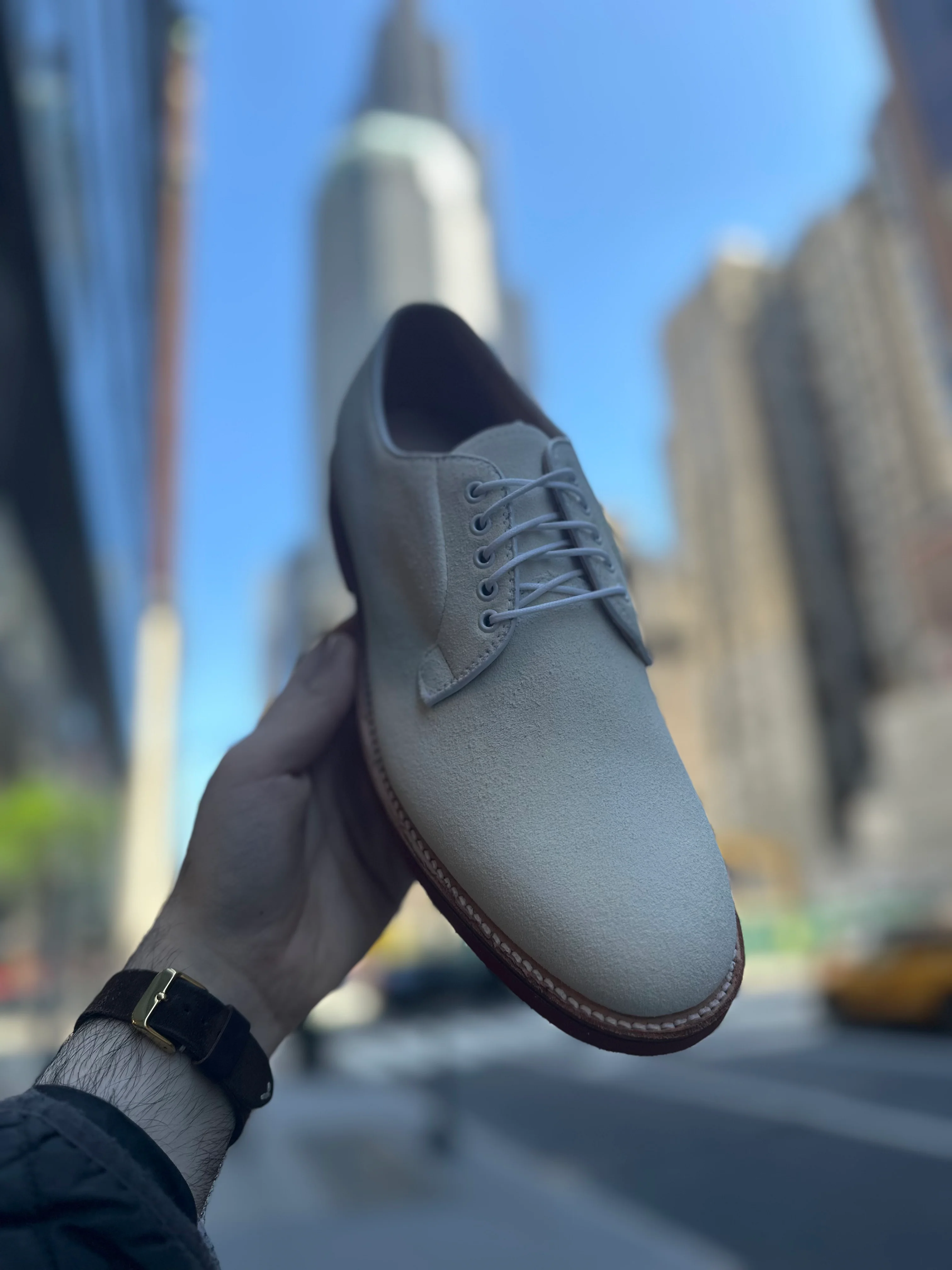 9448 - White Buck in Ivory Suede - Image 6