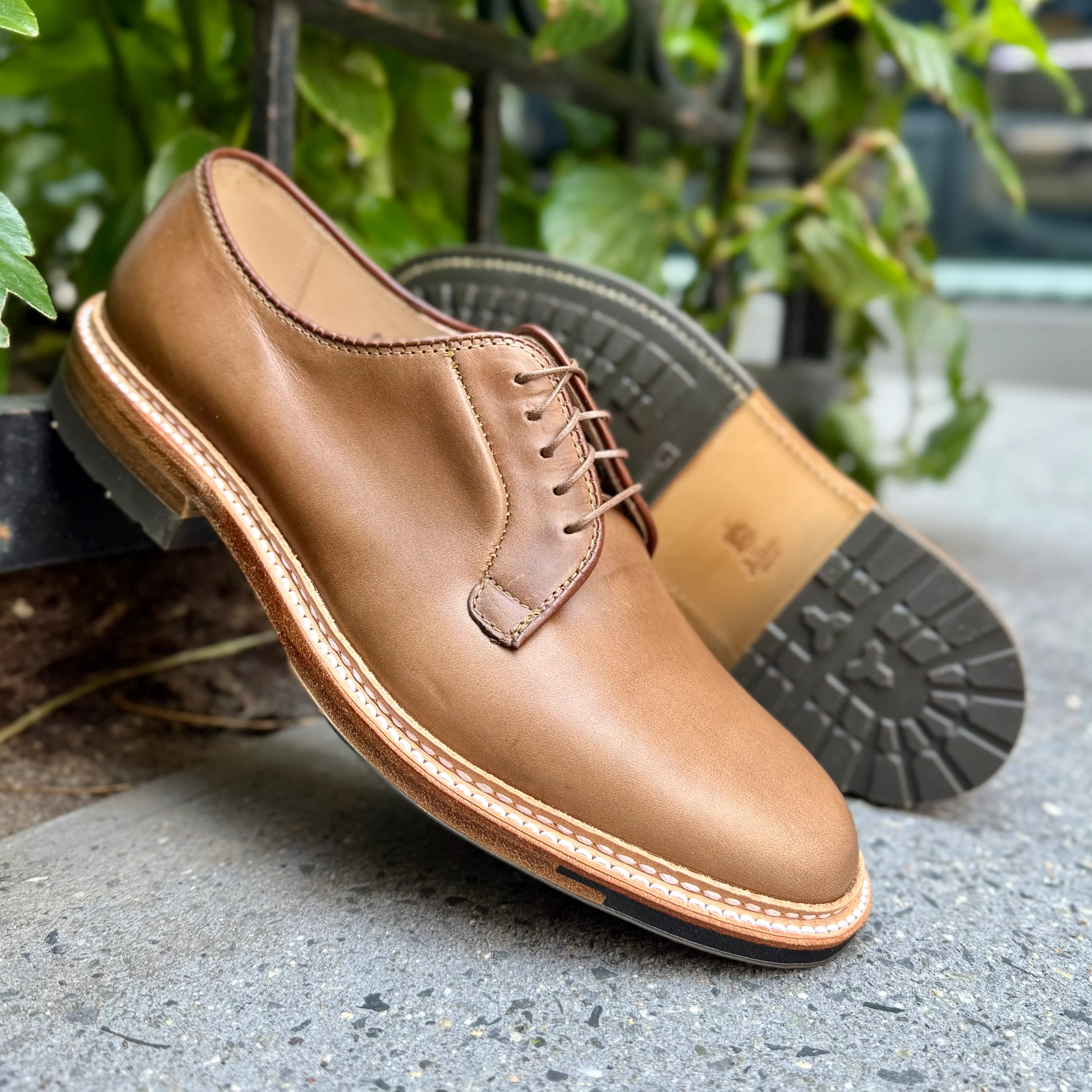 9501C  - Natural CXL Plain Toe Blucher - Image 4