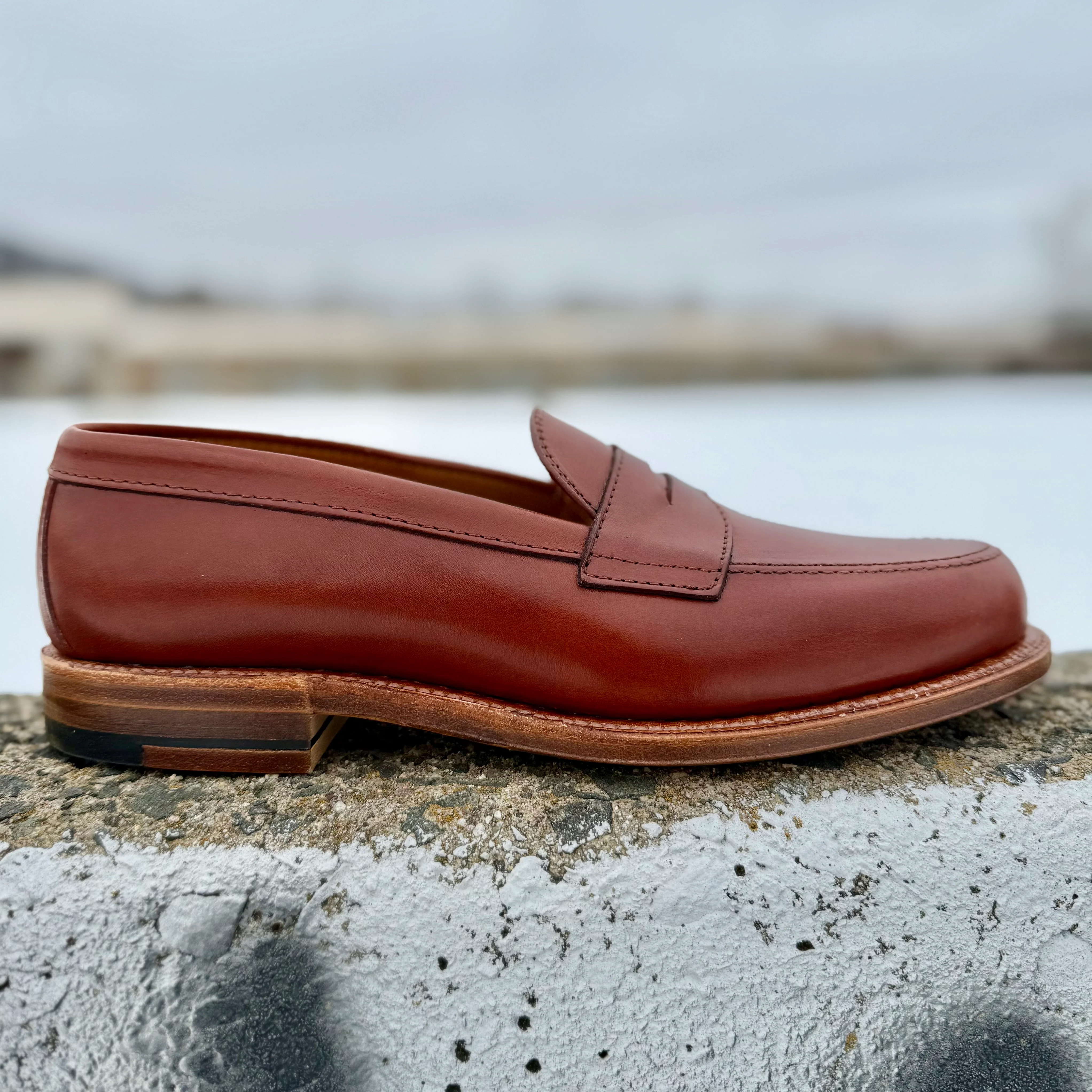 9823 - Penny Loafer in Tan Michigan Calf - Image 7