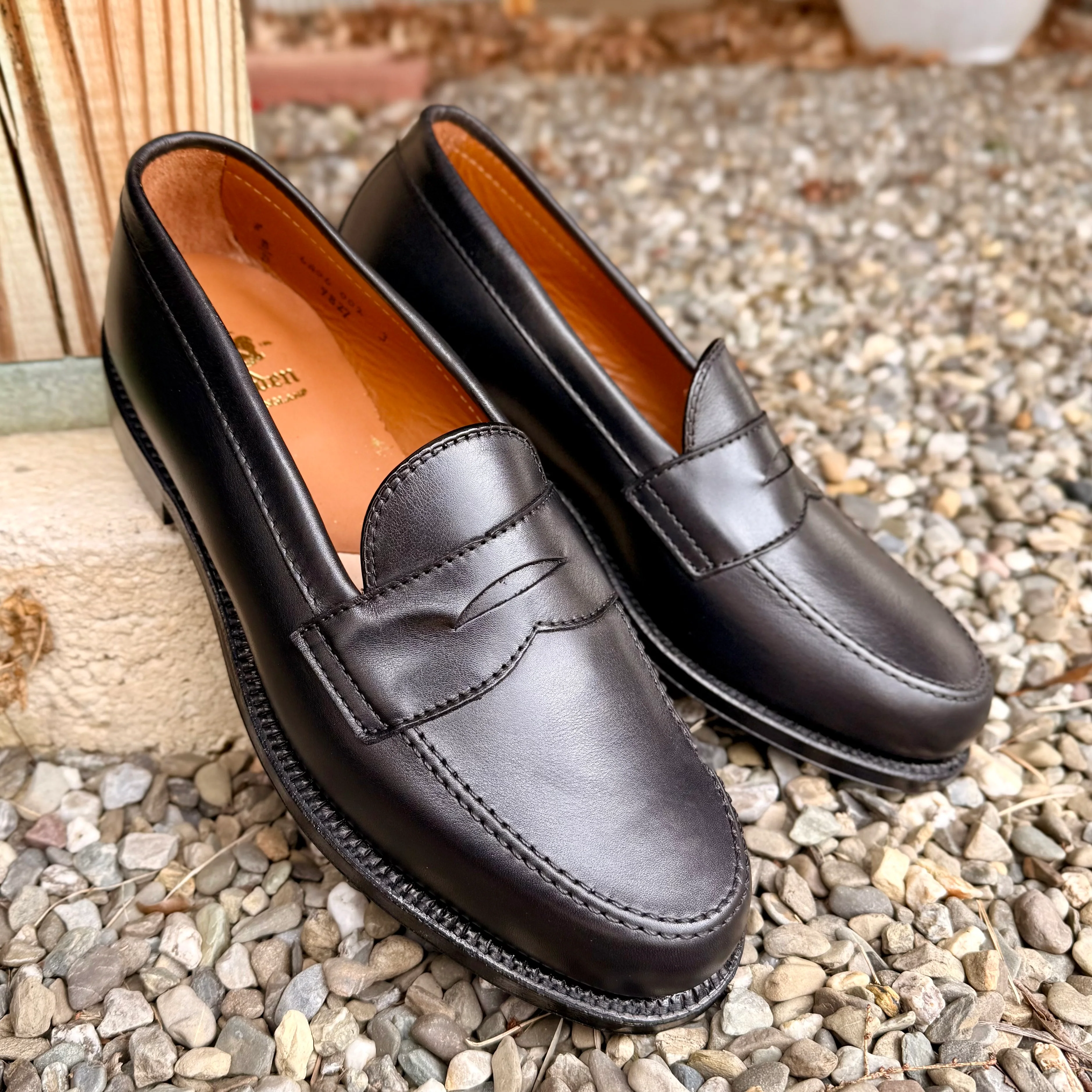 9827 - Black Calf Leisure Penny Loafer - Image 3