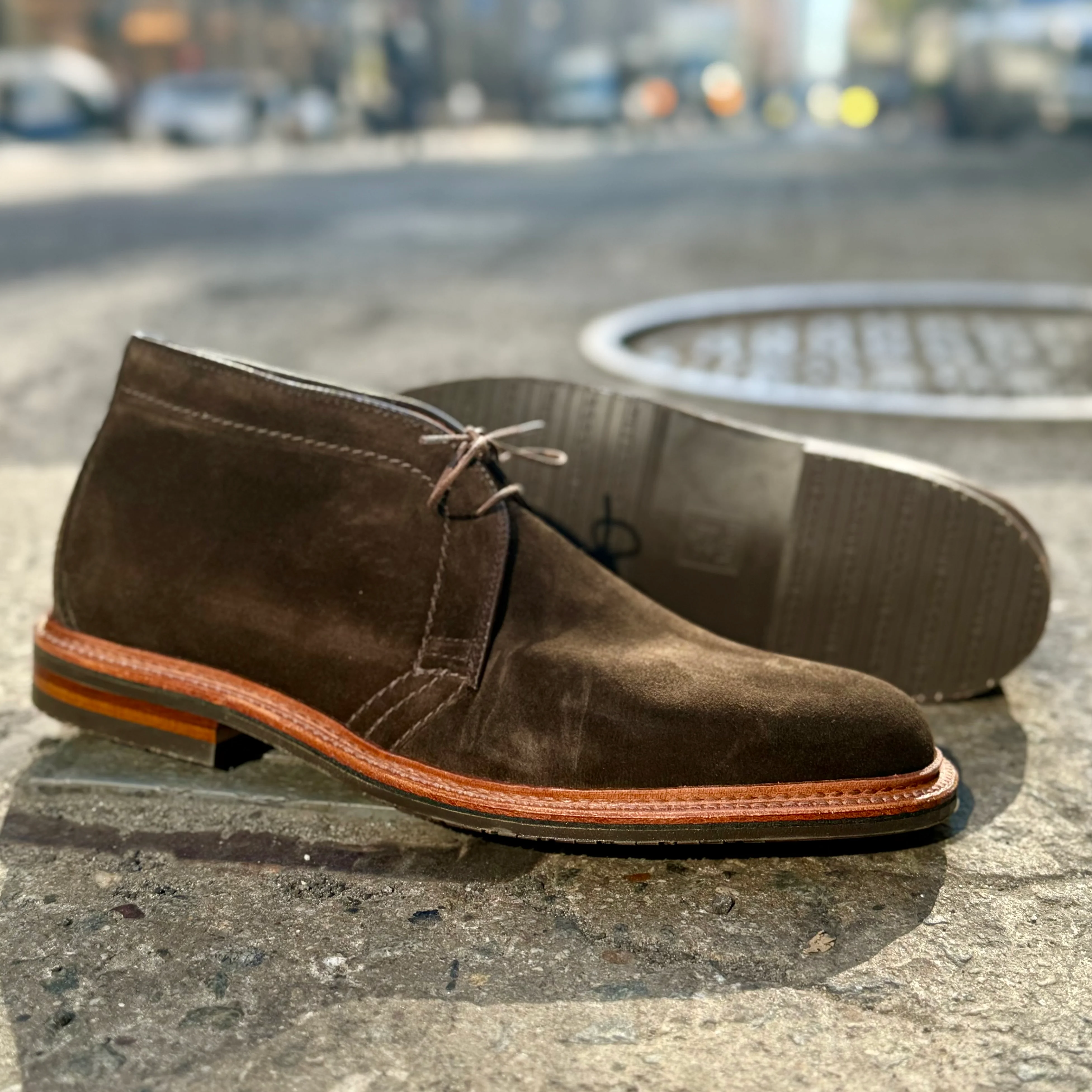 D1712L - Chukka Boot with L3 Sole in Loden Suede - Image 8