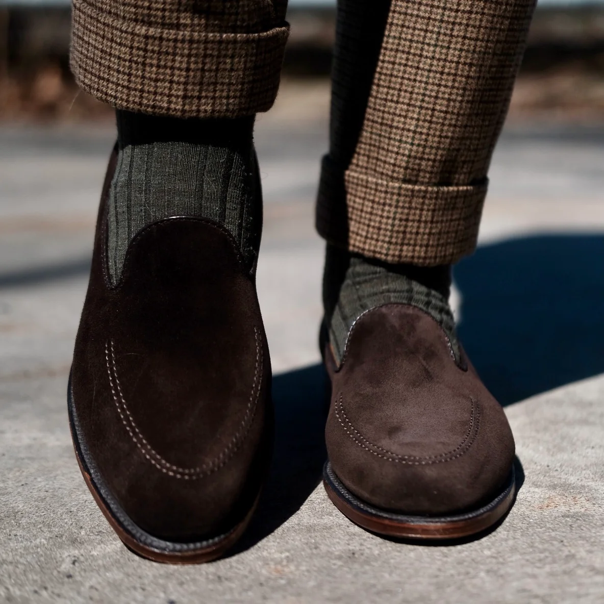 D5105 - Vanderbilt in Dark Brown Suede - Image 5