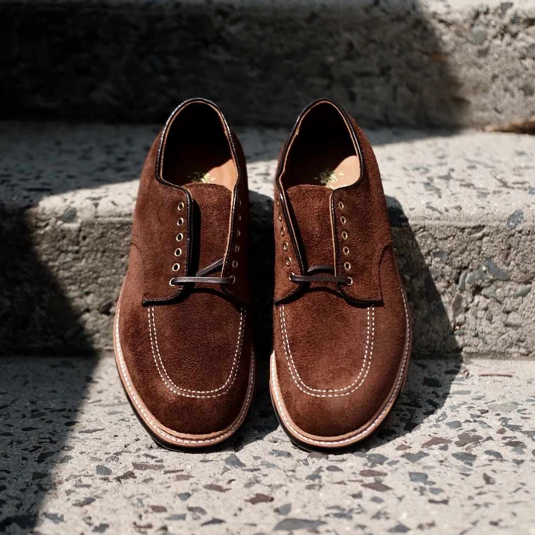D2604C - Indy Shoe in Tobacco Reverse Chamois - Image 10