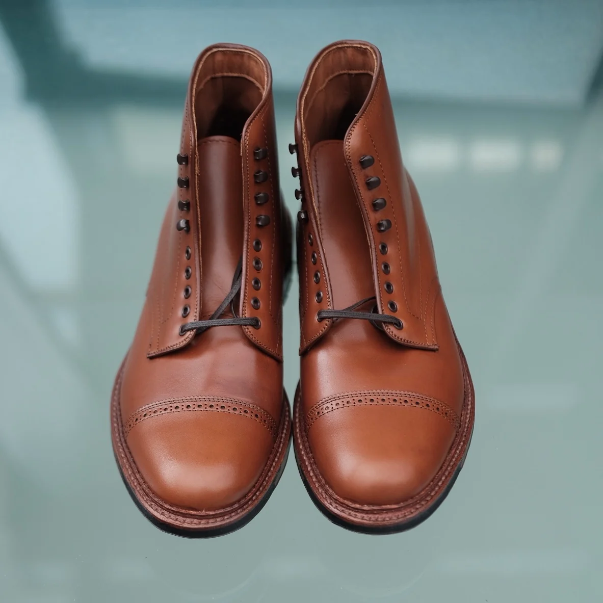 D2825HC - Jumper Boot in Burnished Tan Calfskin - Image 7
