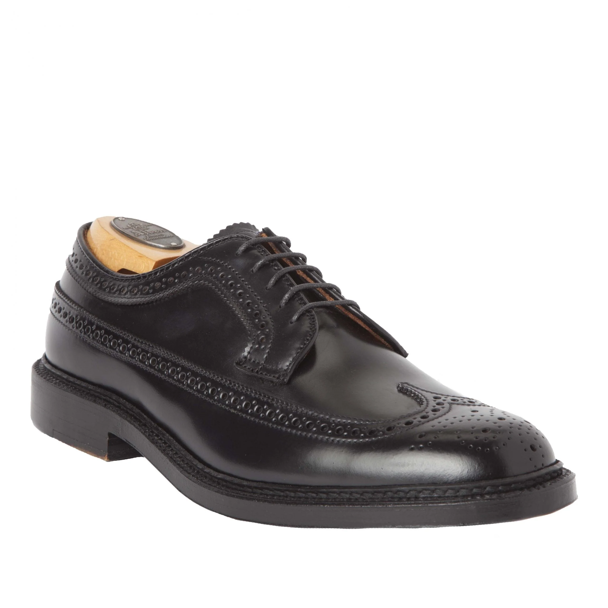 9751 - Long Wing Blucher in Black Shell Cordovan - Image 4
