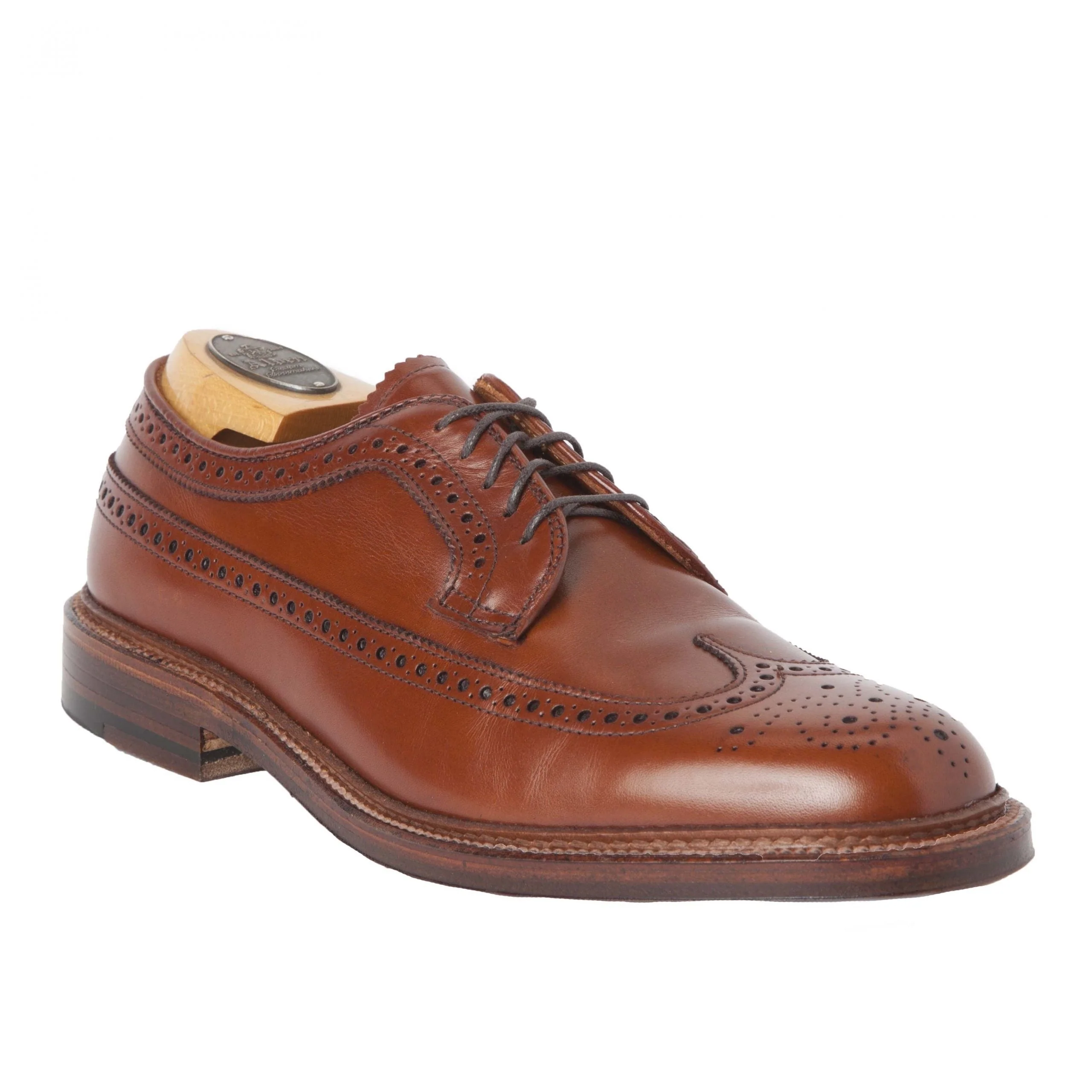 979 - Long Wing Blucher in Burnished Tan Calfskin - Image 4