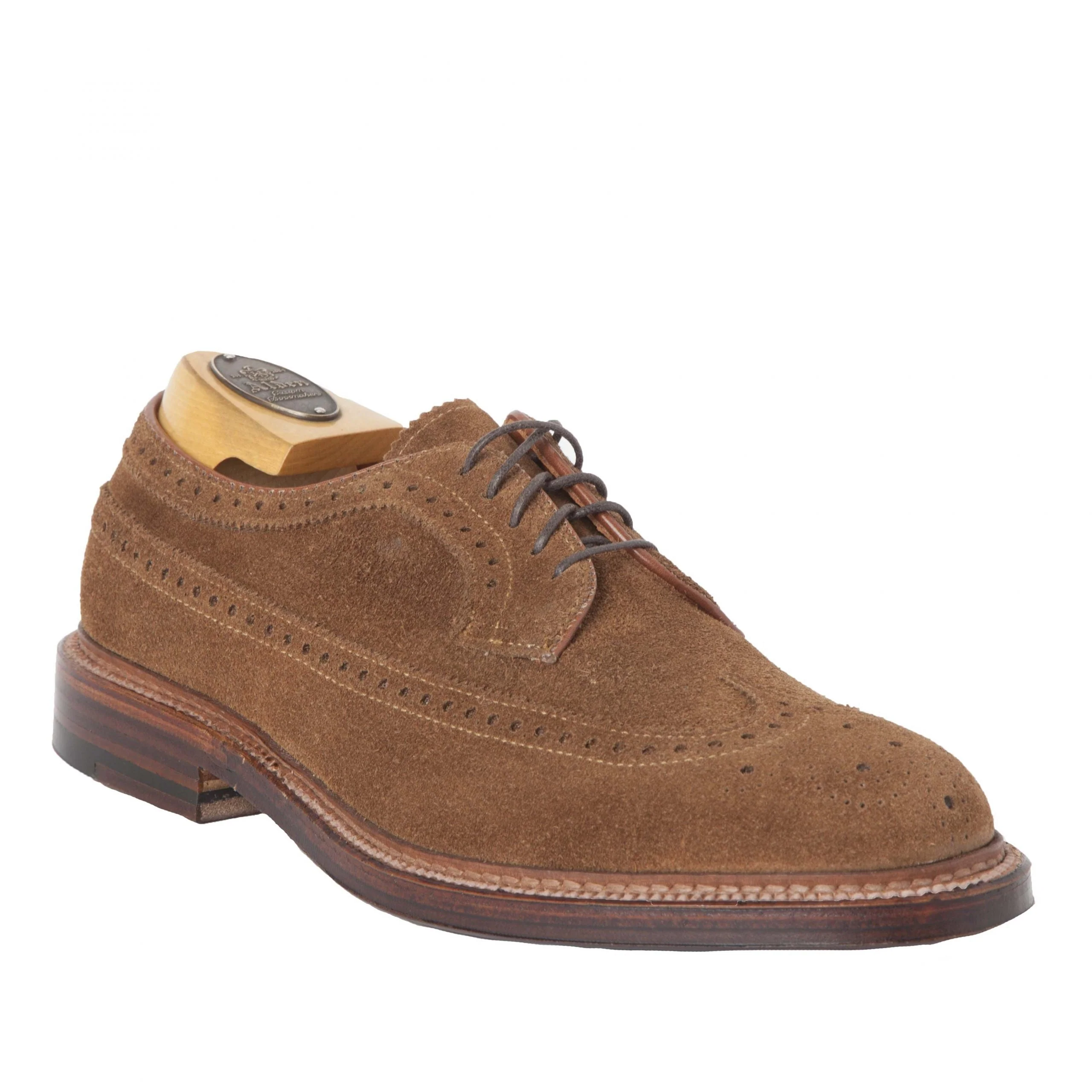 9794 - Long Wing Blucher in Snuff Suede - Image 2