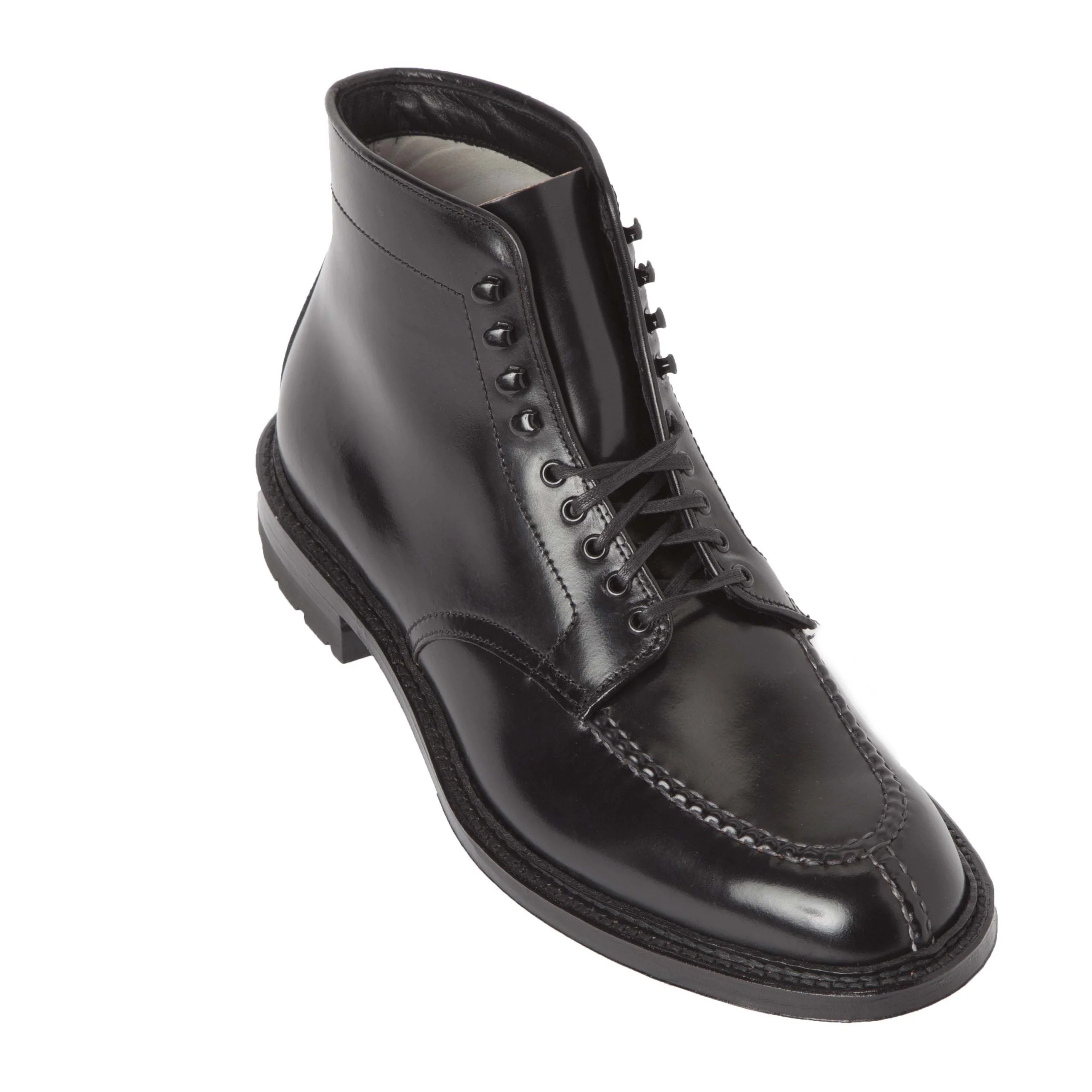 40219HC - NST Tanker Boot in Black Shell Cordovan - Image 4