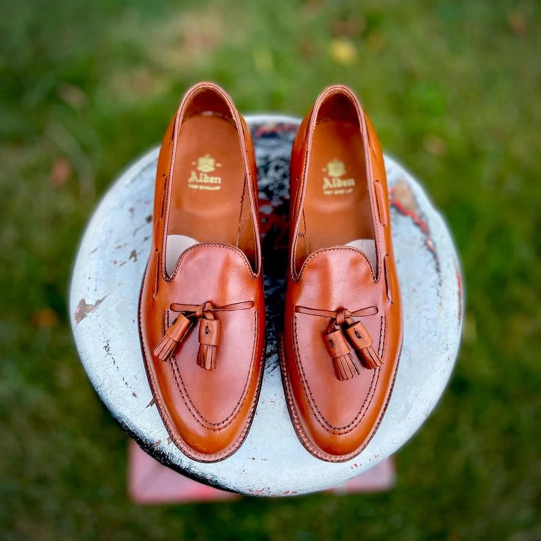 662 - Tassel Loafer in Burnished Tan Calfskin