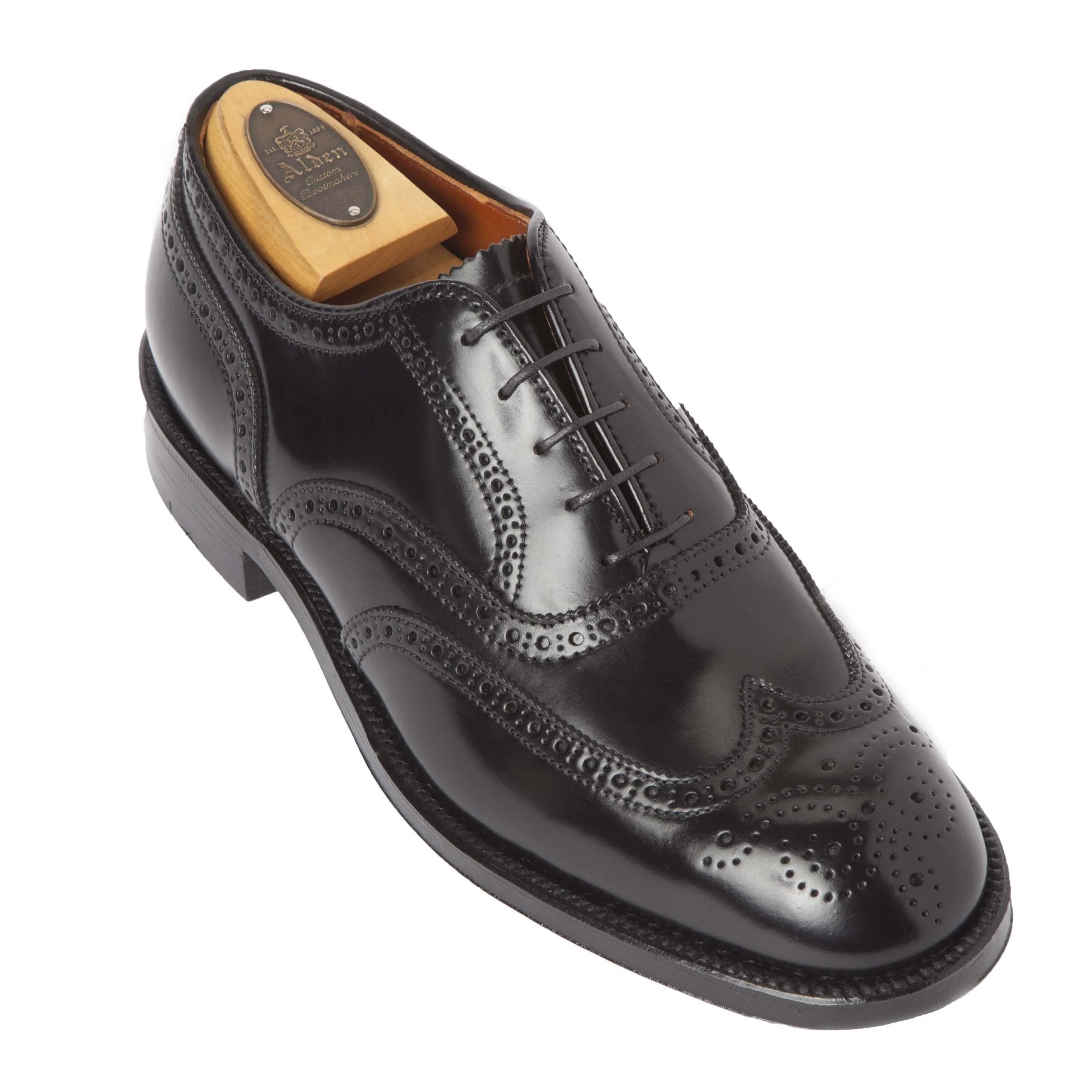 9741 - Wing Tip Bal Black Shell Cordovan - Image 2